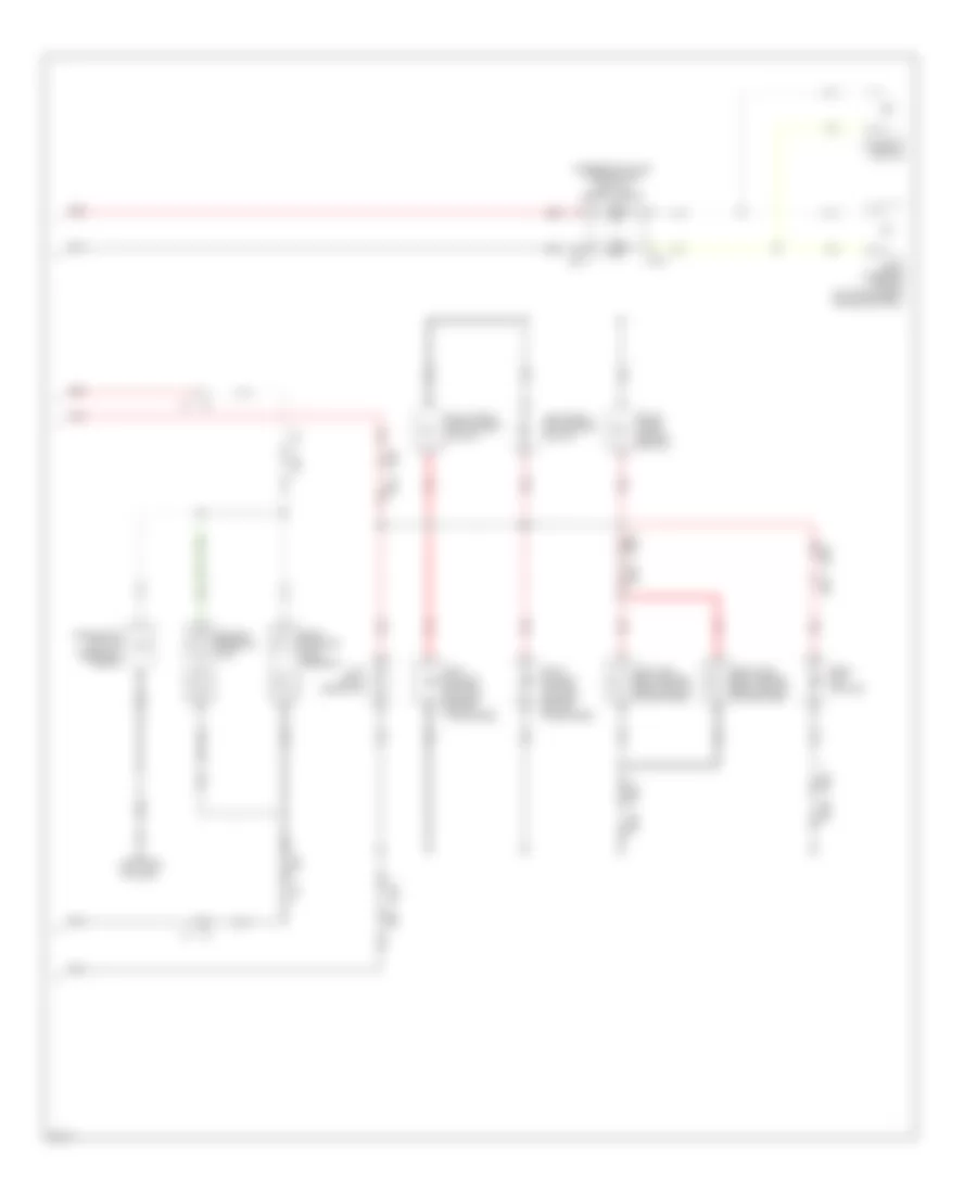 Instrument Illumination Wiring Diagram 3 of 3 for Infiniti JX35 2013