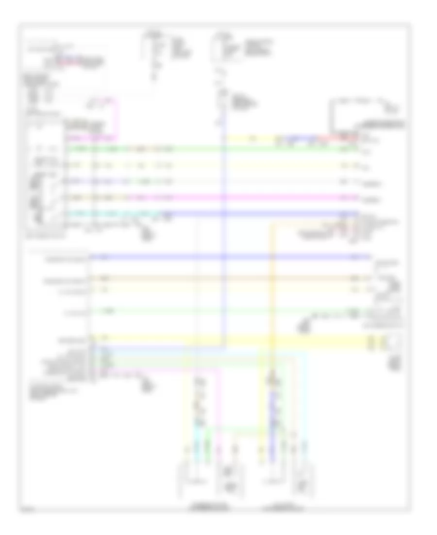 Memory Power Tilt  Power Telescopic Wiring Diagram for Infiniti JX35 2013