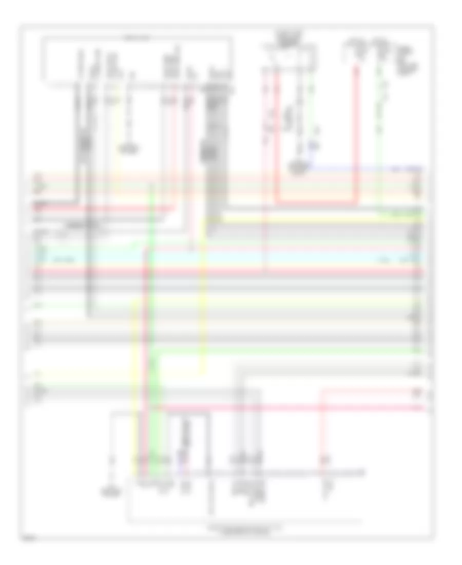 Navigation Wiring Diagram with Surround Sound 2 of 12 for Infiniti JX35 2013