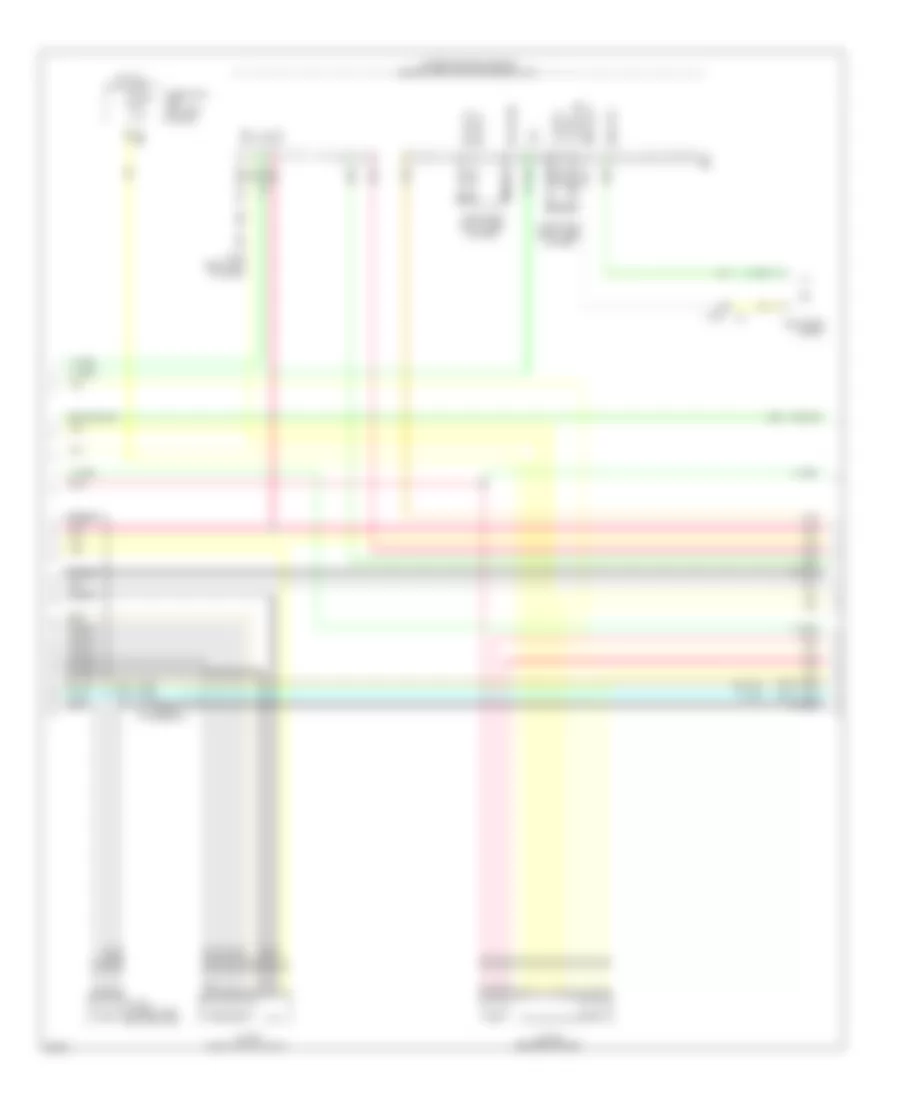 Navigation Wiring Diagram, with Surround Sound (5 of 12) for Infiniti JX35 2013