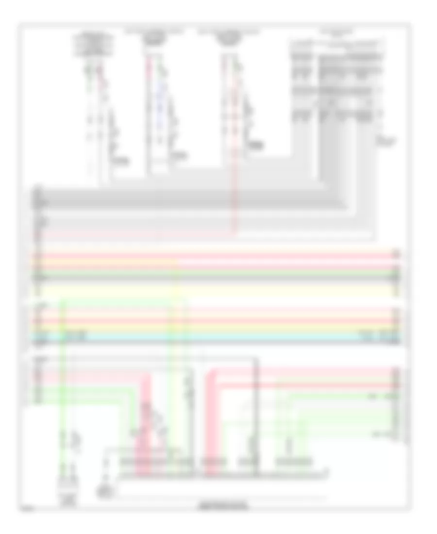 Navigation Wiring Diagram, with Surround Sound (7 of 12) for Infiniti JX35 2013