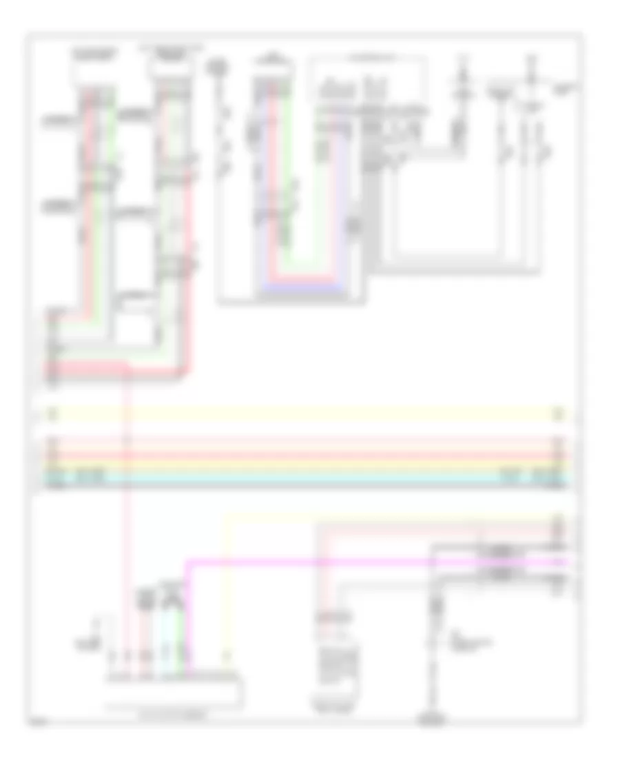 Navigation Wiring Diagram, with Surround Sound (9 of 12) for Infiniti JX35 2013