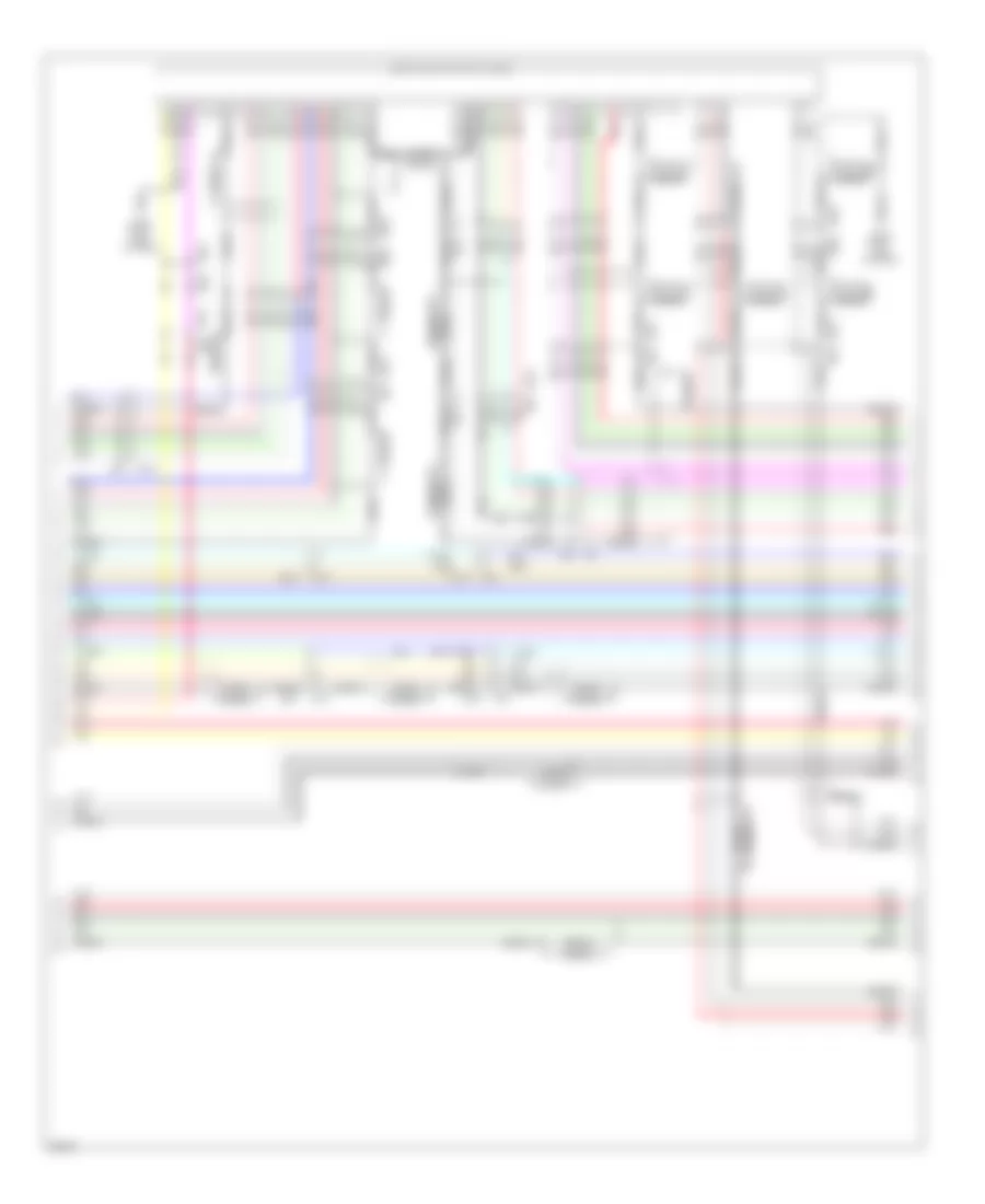 Navigation Wiring Diagram, with Surround Sound (11 of 12) for Infiniti JX35 2013