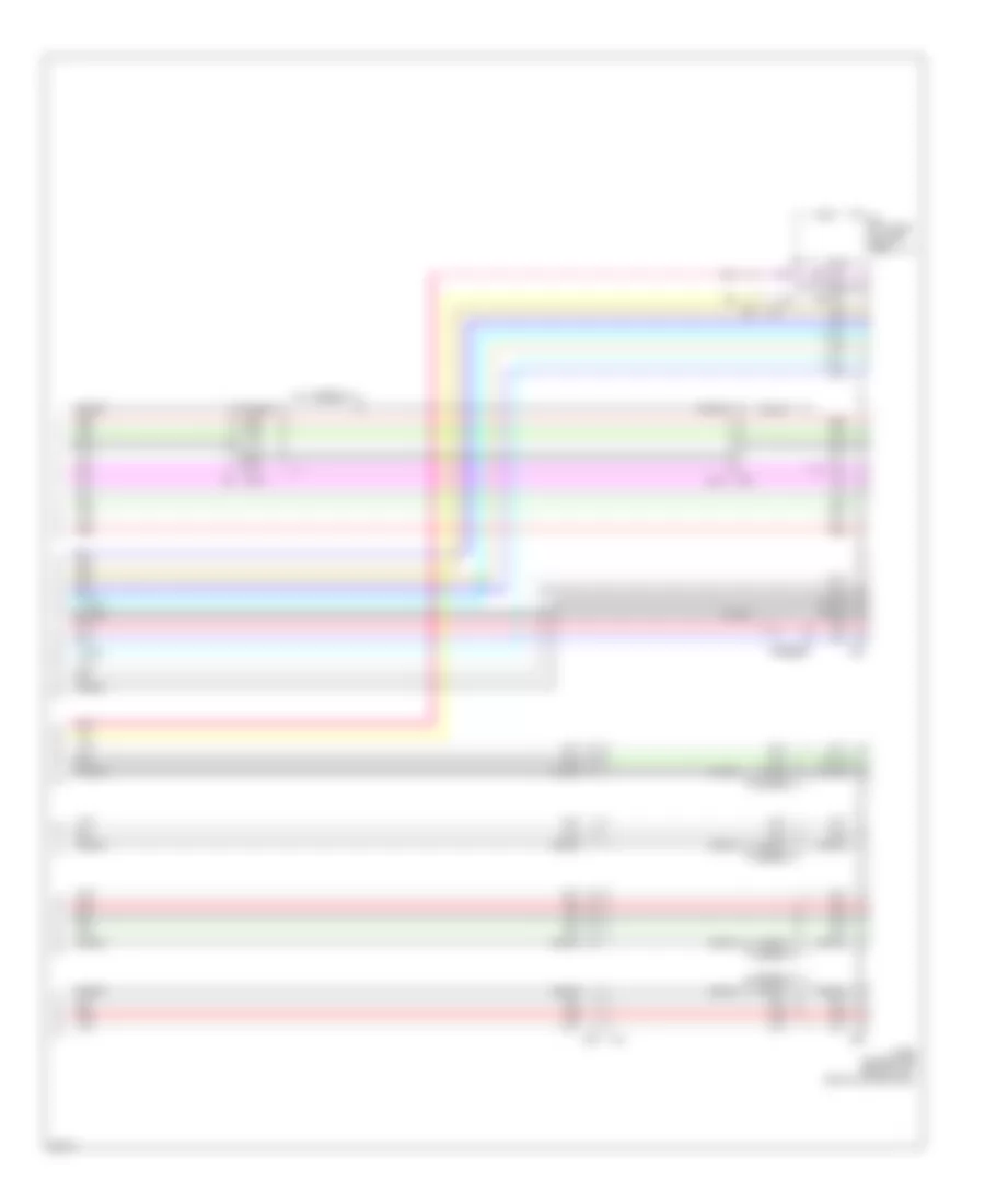 Navigation Wiring Diagram, with Surround Sound (12 of 12) for Infiniti JX35 2013