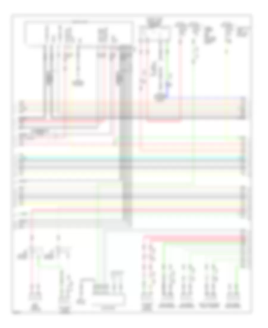 Navigation Wiring Diagram without Surround Sound 3 of 10 for Infiniti JX35 2013