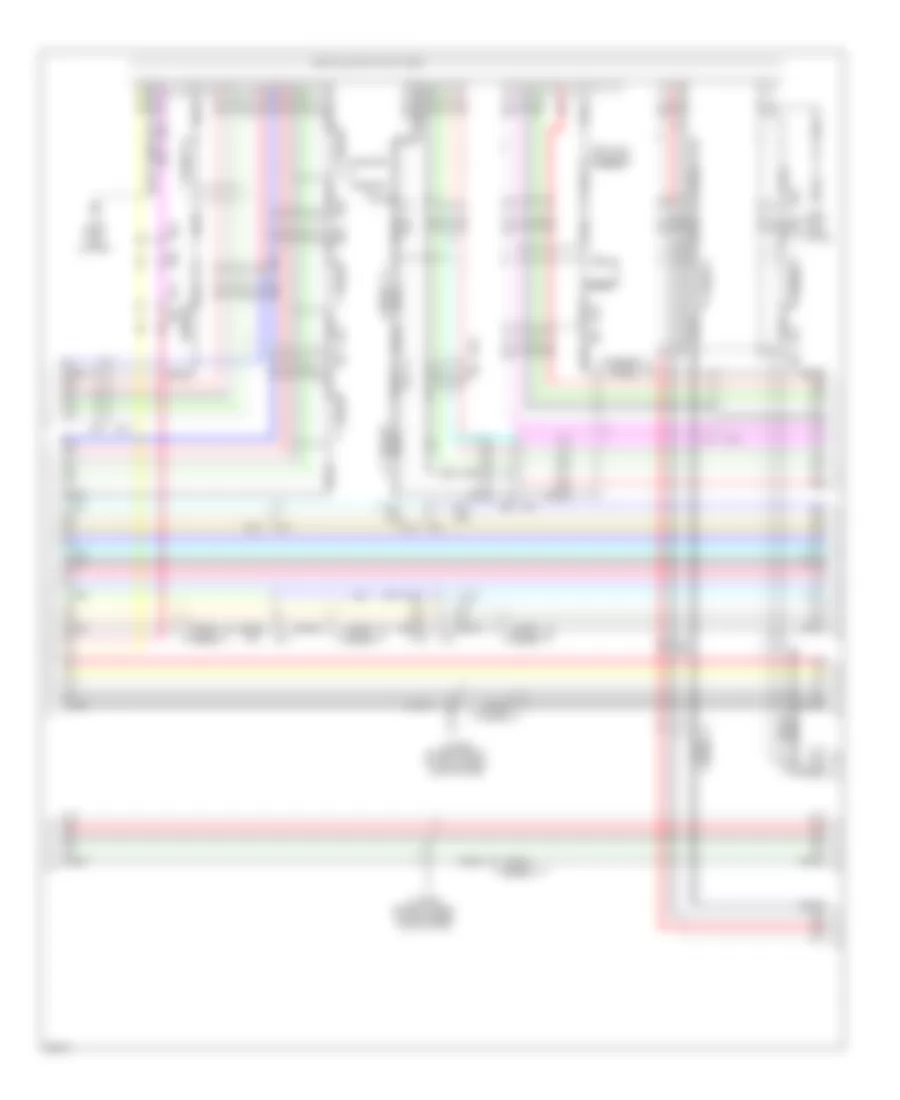 Navigation Wiring Diagram without Surround Sound 9 of 10 for Infiniti JX35 2013