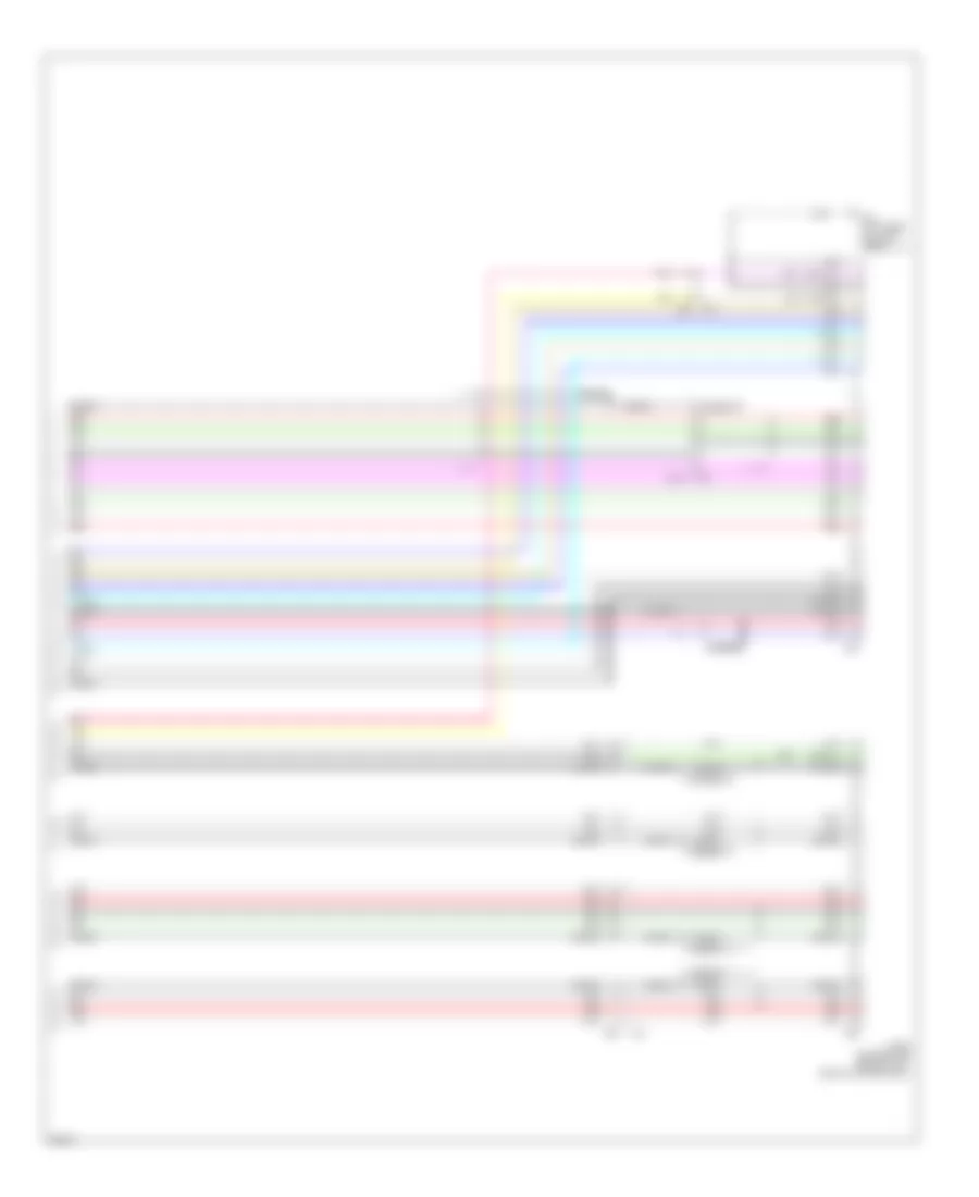 Navigation Wiring Diagram, without Surround Sound (10 of 10) for Infiniti JX35 2013