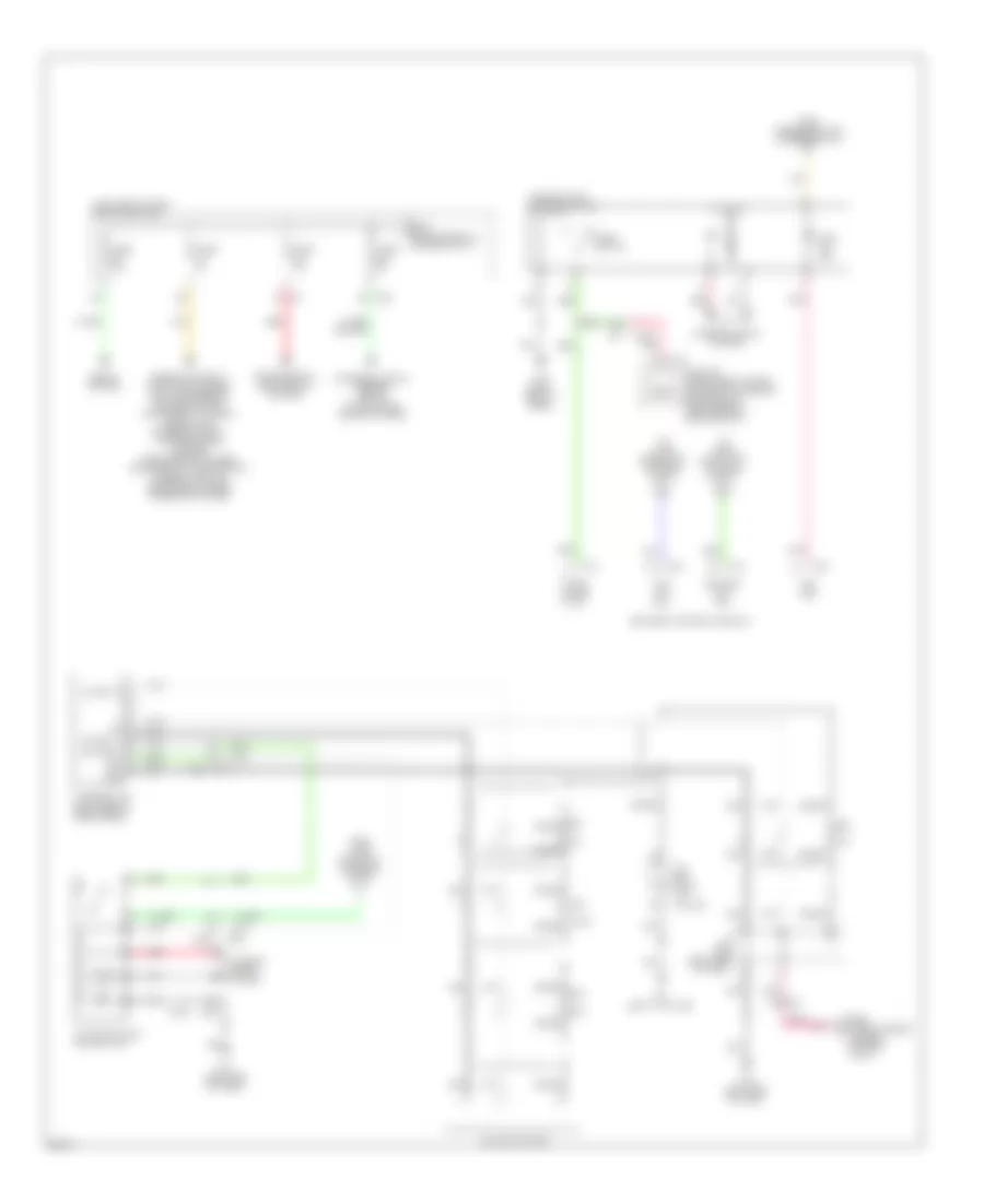 Power Distribution Wiring Diagram 3 of 4 for Infiniti JX35 2013