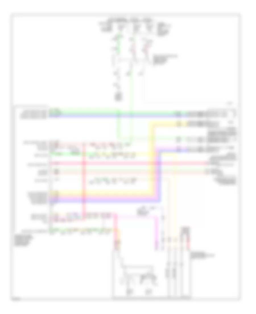 Climate Control Seats Wiring Diagram 1 of 2 for Infiniti JX35 2013