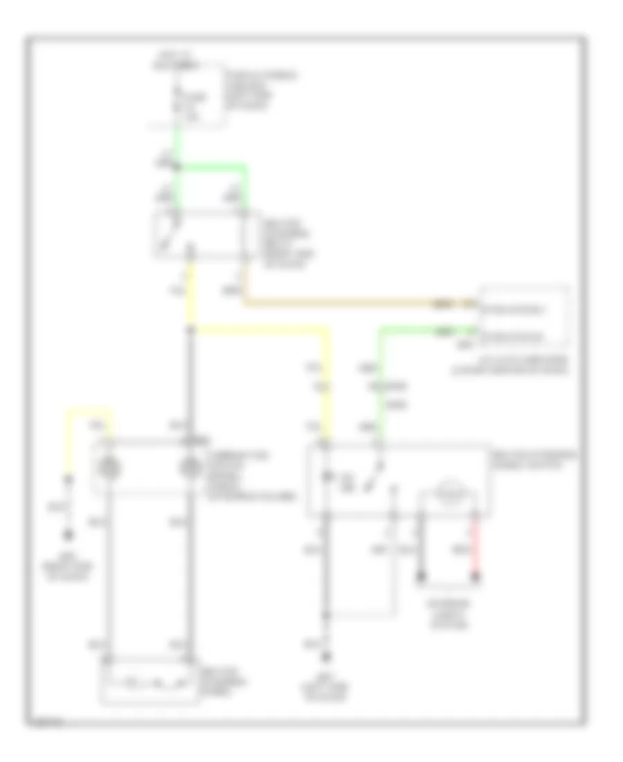 Heated Steering Wheel Wiring Diagram for Infiniti JX35 2013