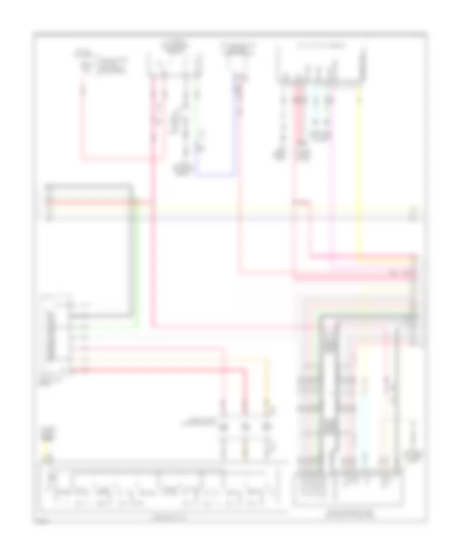 Radio Wiring Diagram, Base (2 of 4) for Infiniti JX35 2013