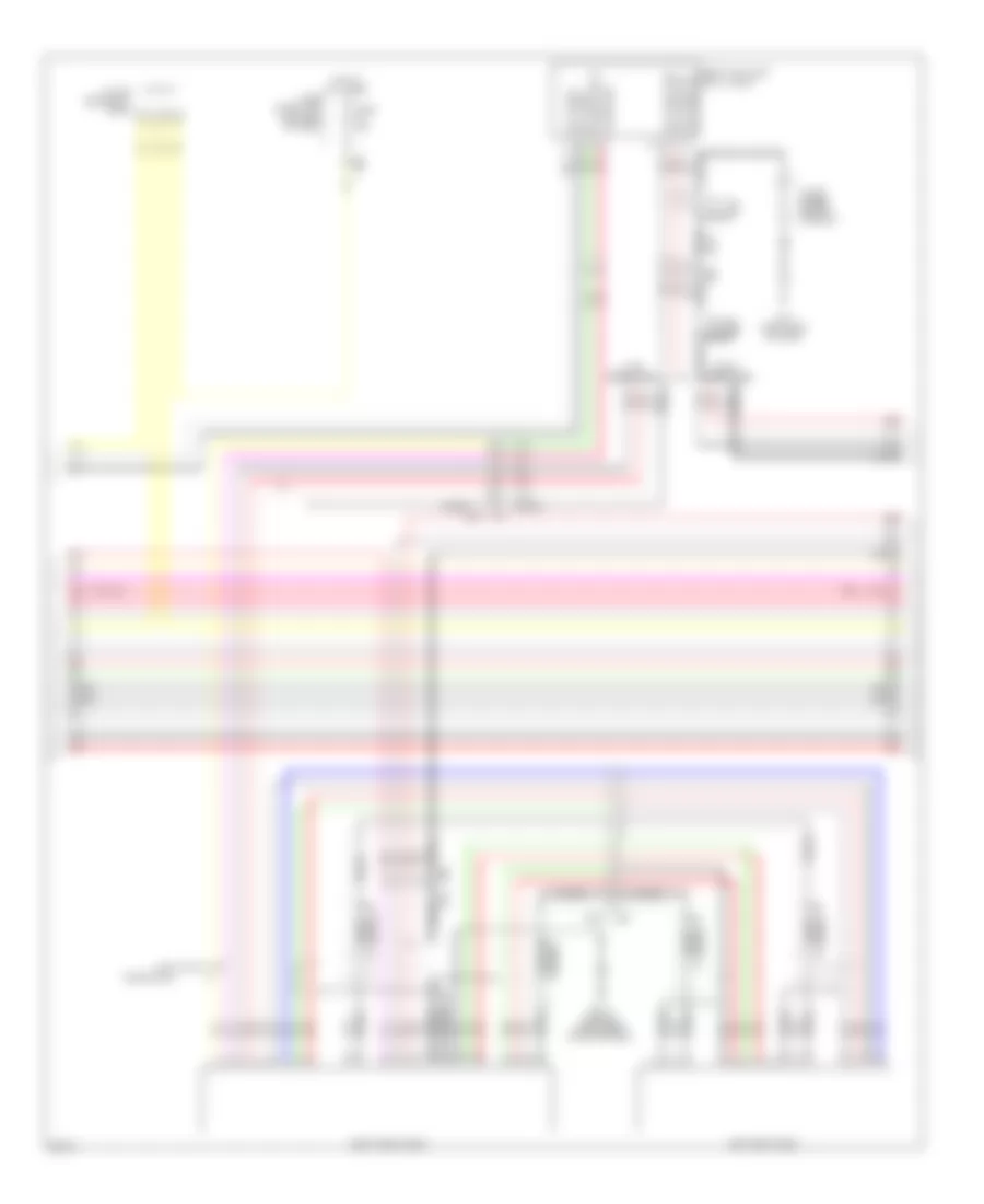Radio Wiring Diagram, Base (3 of 4) for Infiniti JX35 2013