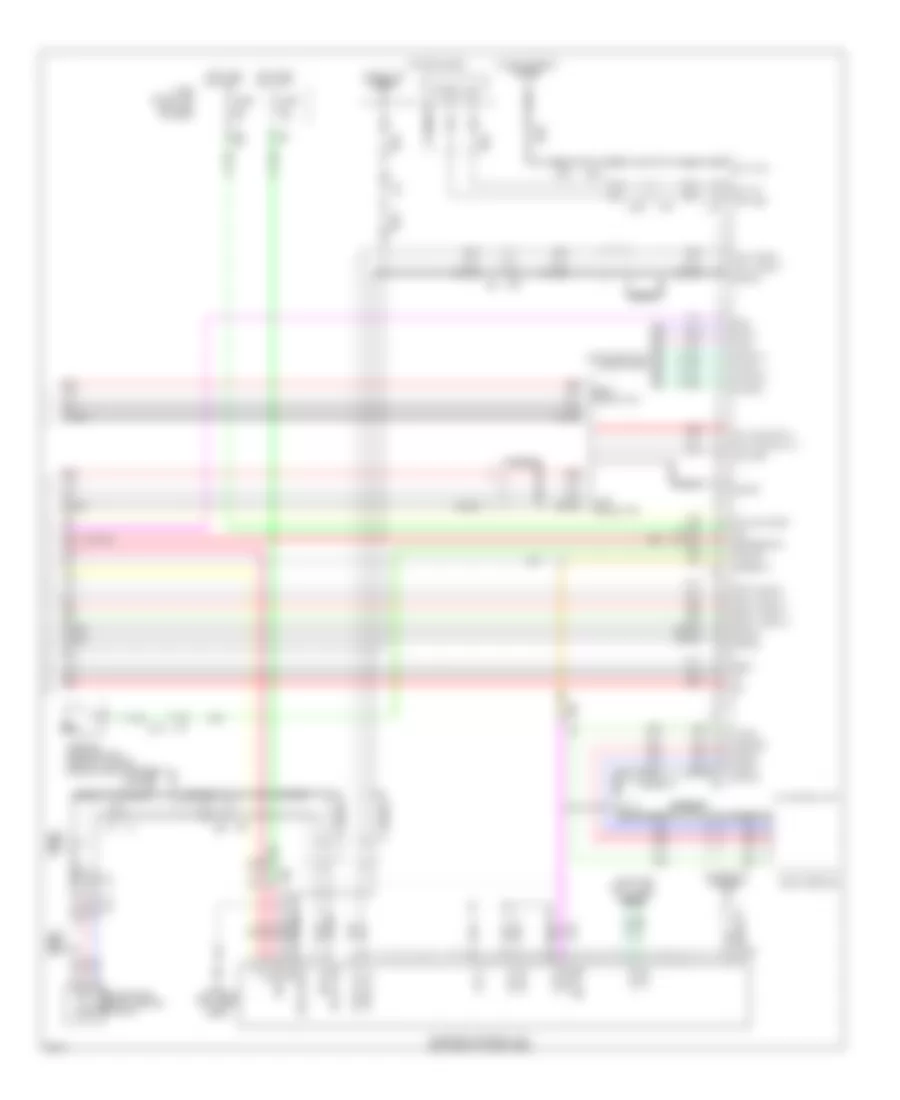 Radio Wiring Diagram Base 4 of 4 for Infiniti JX35 2013