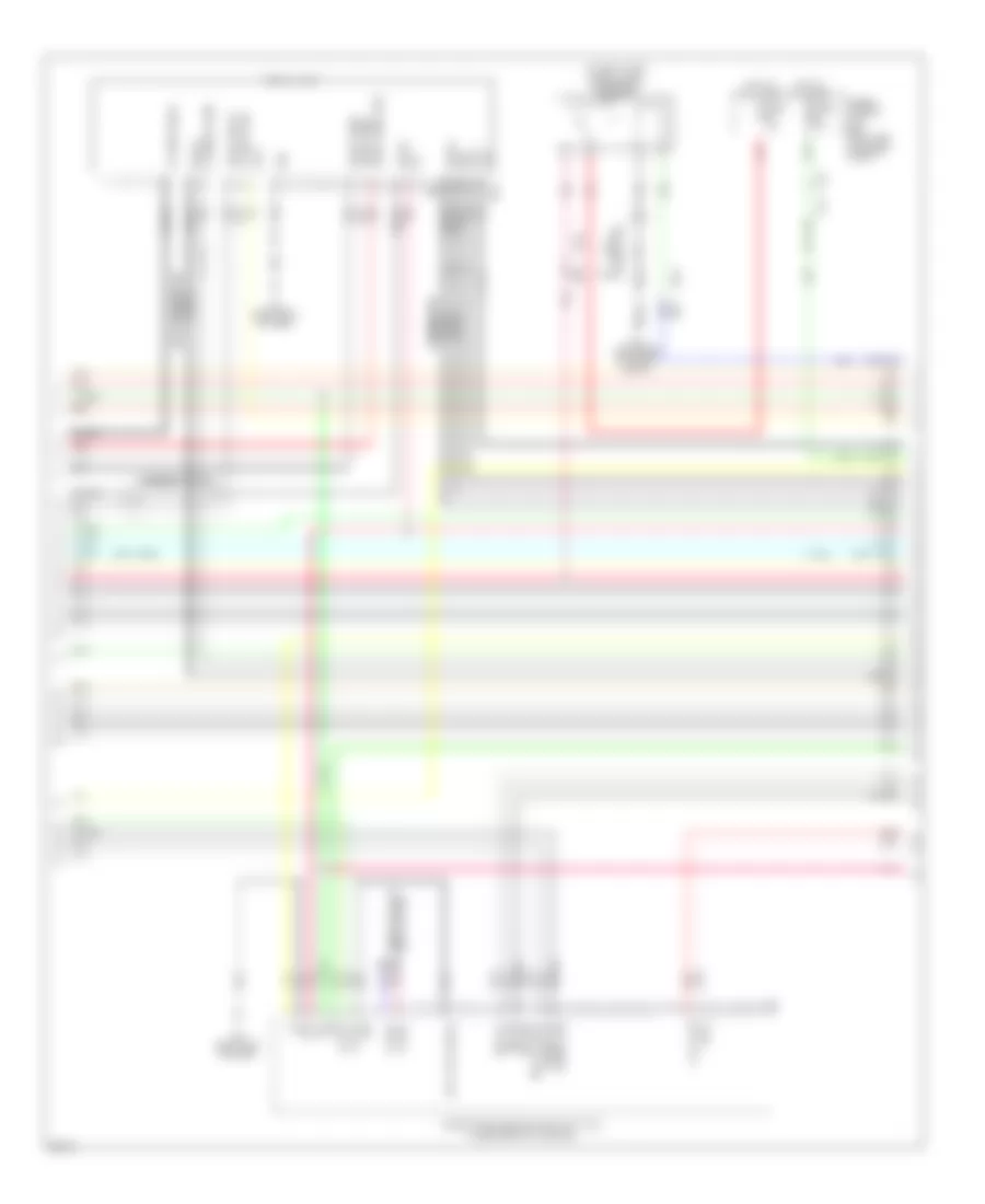 Radio Wiring Diagram Bose with Surround Sound 2 of 12 for Infiniti JX35 2013