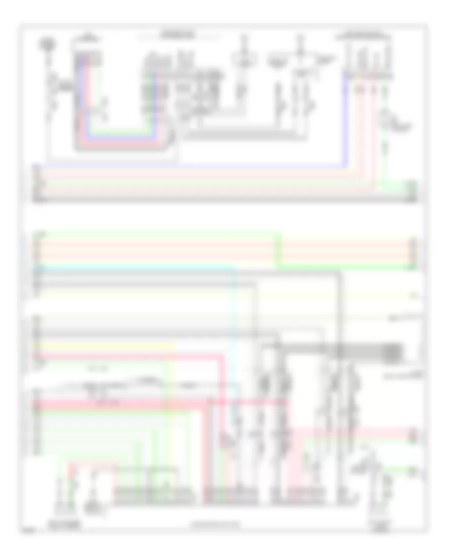 Radio Wiring Diagram, Bose without Surround Sound (4 of 10) for Infiniti JX35 2013