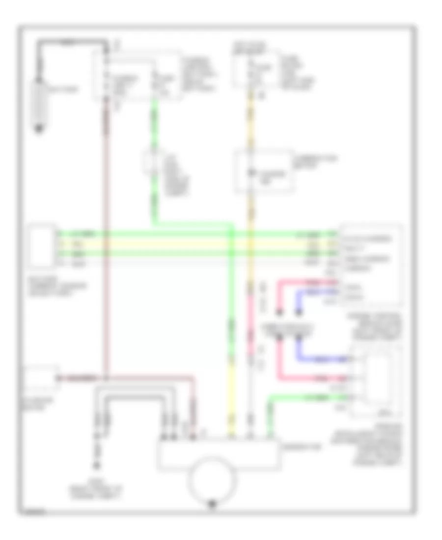 Charging Wiring Diagram for Infiniti JX35 2013