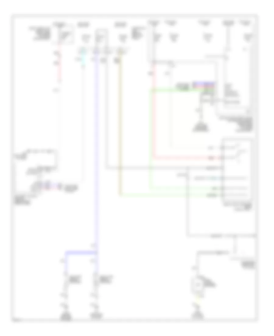 Defoggers Wiring Diagram for Infiniti M35 x 2008