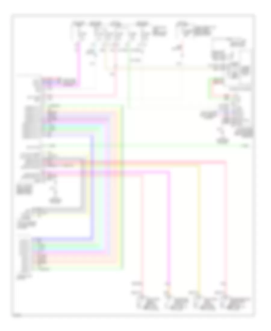 Headlamps Wiring Diagram without DRL 1 of 2 for Infiniti M35 x 2008