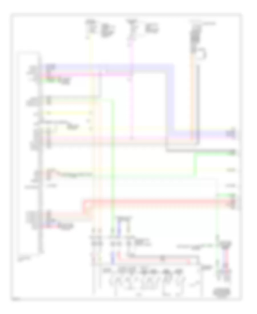 Navigation Wiring Diagram, with Mobile Entertainment System  Bose Audio 2 Channel System (1 of 6) for Infiniti M35 x 2008