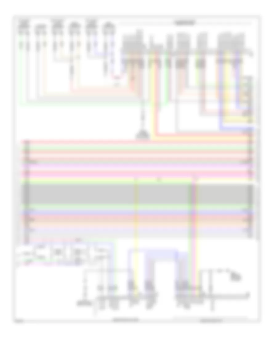 Navigation Wiring Diagram, with Mobile Entertainment System  Bose Surround Audio 5.1 Channel System (3 of 6) for Infiniti M35 x 2008