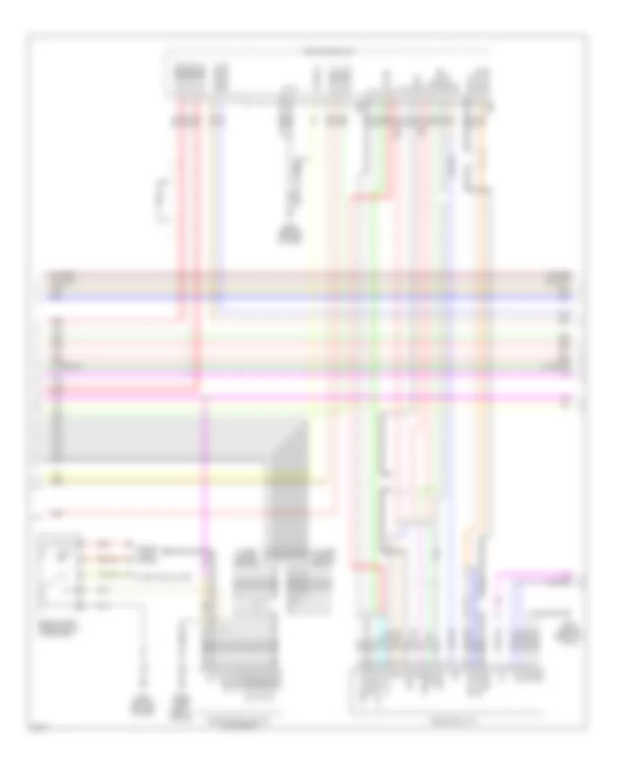 Navigation Wiring Diagram, with Mobile Entertainment System  Bose Surround Audio 5.1 Channel System (5 of 6) for Infiniti M35 x 2008