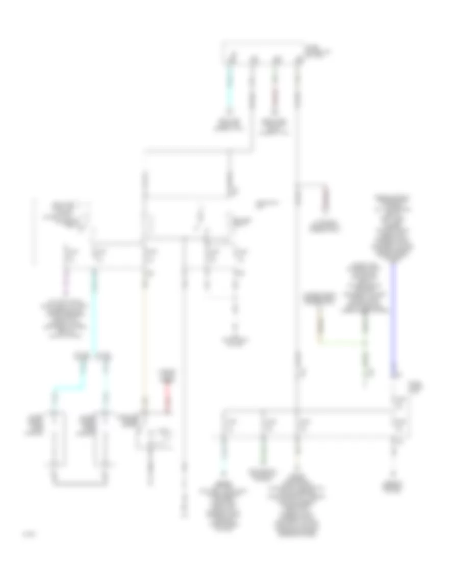 Power Distribution Wiring Diagram (2 of 3) for Infiniti M35 x 2008
