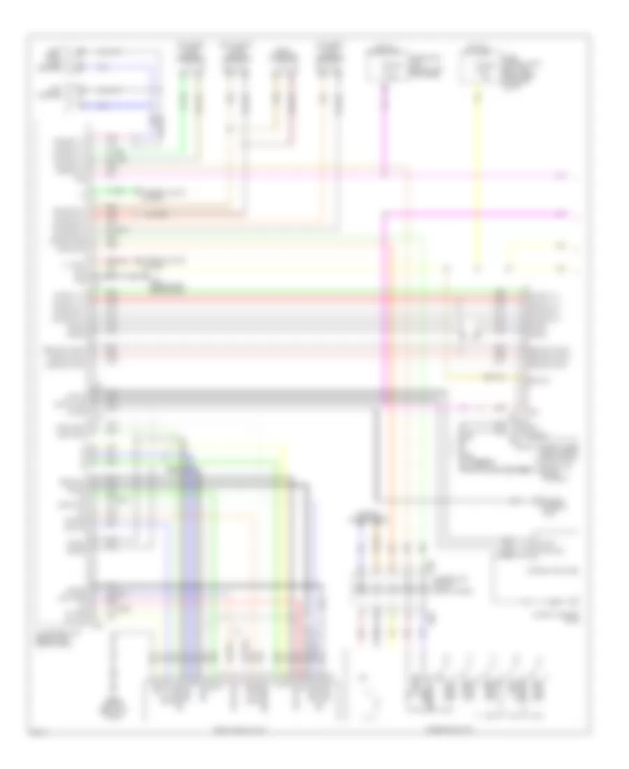 Base Radio Wiring Diagram 1 of 2 for Infiniti M35 x 2008