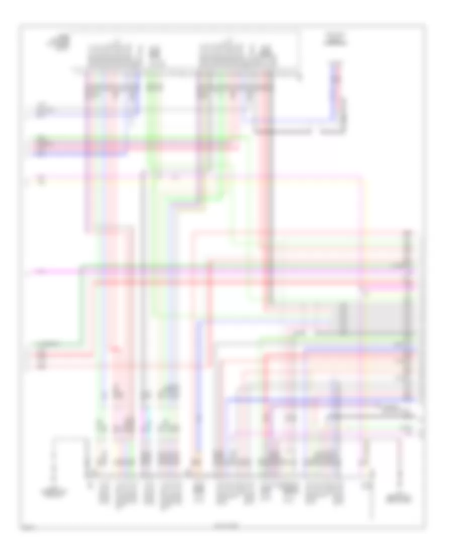 Premium Sound Radio Wiring Diagram, with Mobile Entertainment System  Bose Surround Audio 5.1 Channel System (2 of 6) for Infiniti M35 x 2008