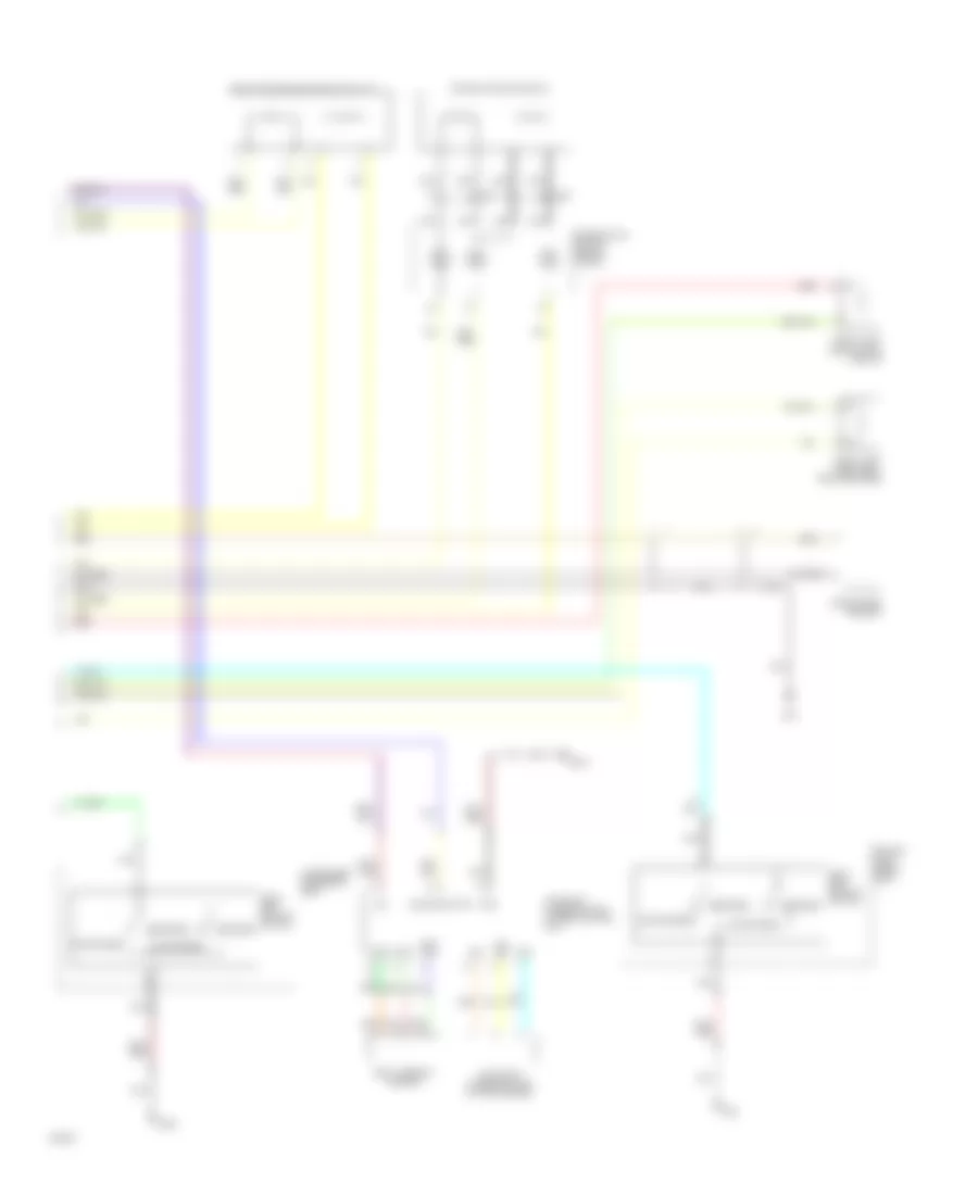 Supplemental Restraints Wiring Diagram 2 of 2 for Infiniti M35 x 2008