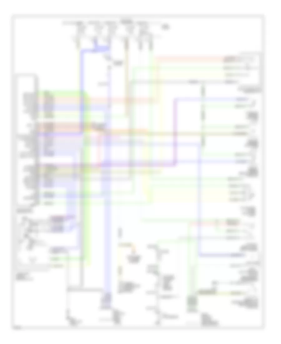 Air Conditioning Wiring Diagrams for Infiniti QX4 1997