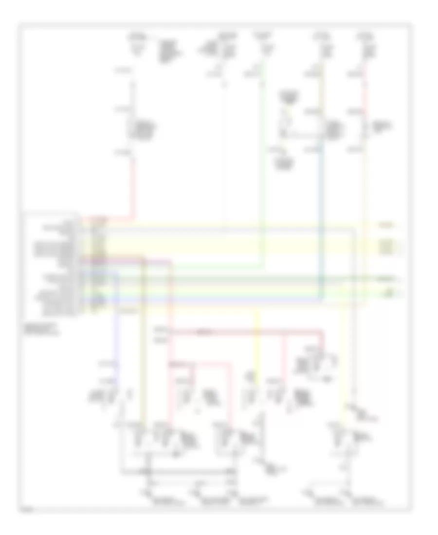 Anti theft Wiring Diagram 1 of 2 for Infiniti QX4 1997