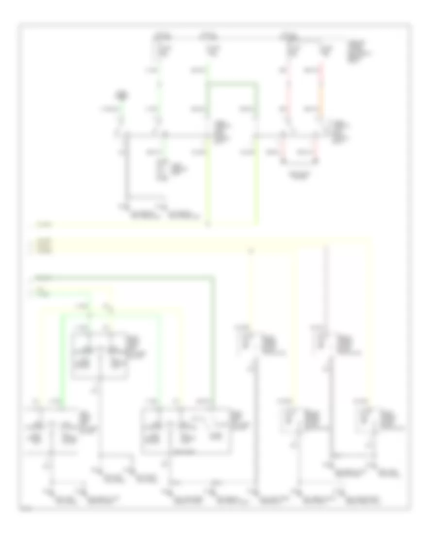 Anti theft Wiring Diagram 2 of 2 for Infiniti QX4 1997