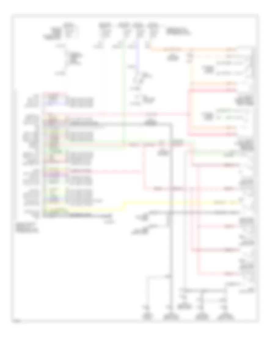 Smart Entrance Control Unit Wiring Diagram for Infiniti QX4 1997