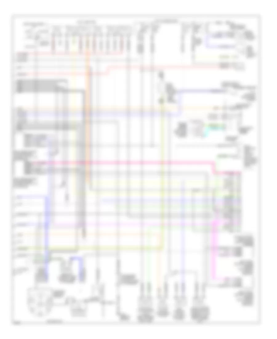 3.3L, Engine Performance Wiring Diagrams (2 of 2) for Infiniti QX4 1997