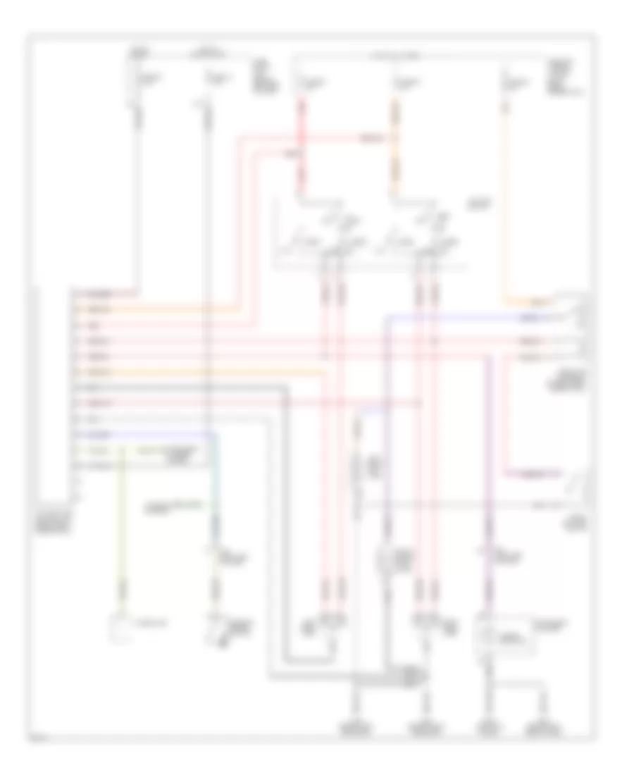 Headlight Wiring Diagram with DRL for Infiniti QX4 1997