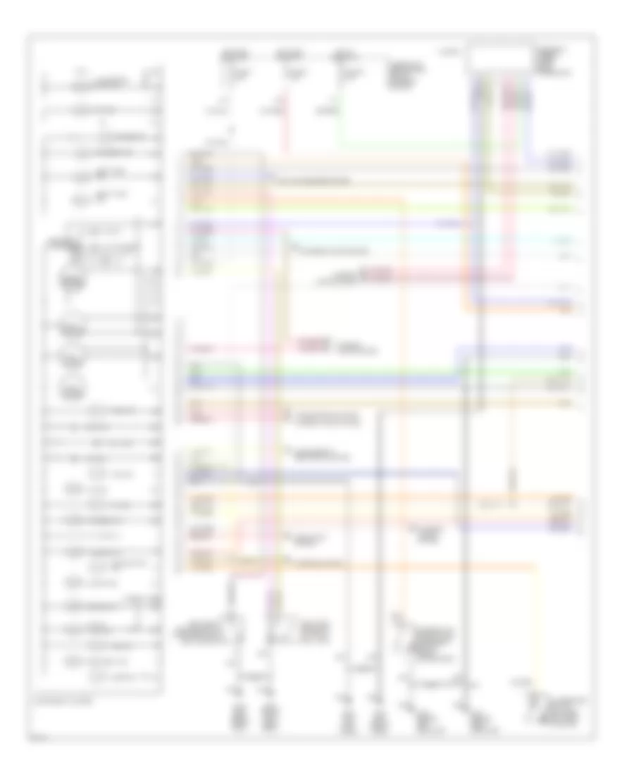 Instrument Cluster Wiring Diagram 1 of 2 for Infiniti QX4 1997