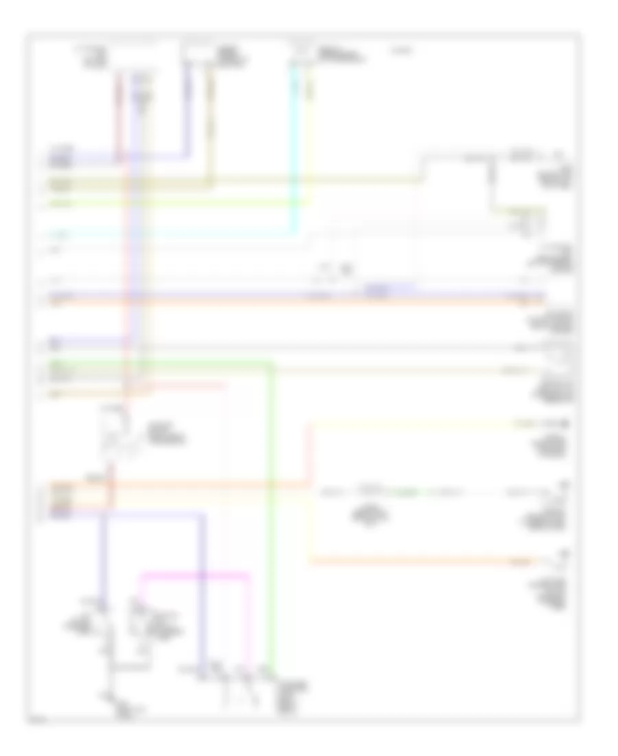 Instrument Cluster Wiring Diagram 2 of 2 for Infiniti QX4 1997