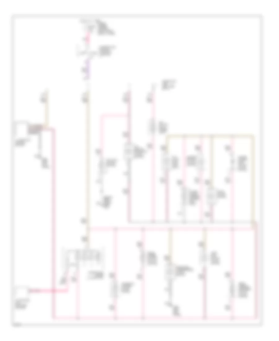 Instrument Illumination Wiring Diagram for Infiniti QX4 1997