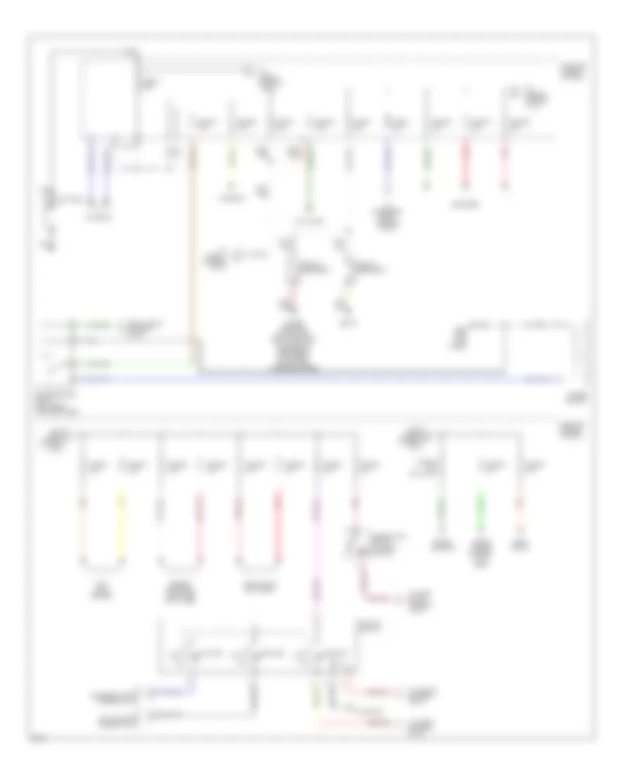 Power Distribution Wiring Diagram 1 of 3 for Infiniti QX4 1997