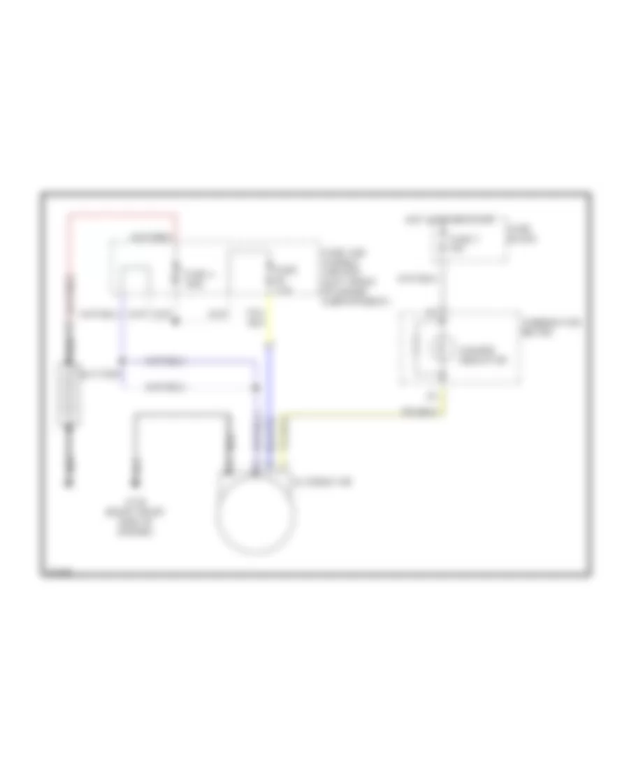 Charging Wiring Diagram for Infiniti QX4 1997