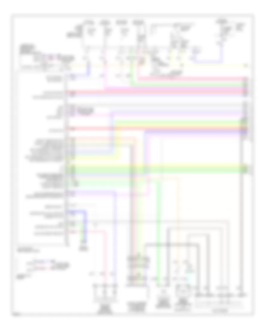Automatic A C Wiring Diagram 1 of 4 for Infiniti M35h 2013