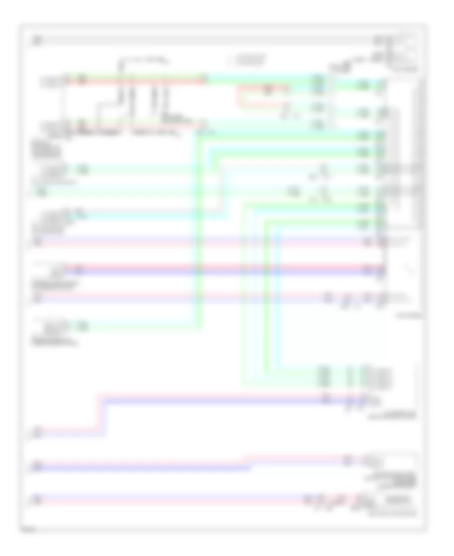Computer Data Lines Wiring Diagram 3 of 3 for Infiniti M35h 2013