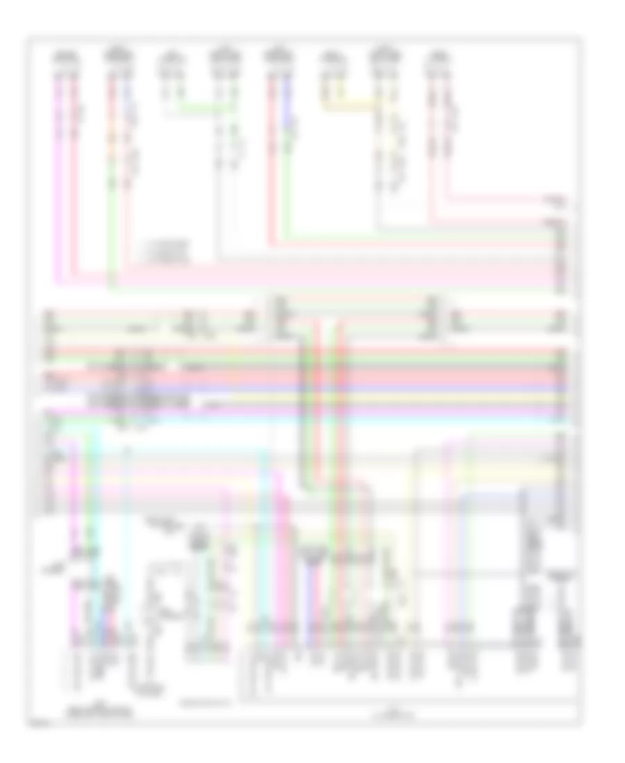 Navigation Wiring Diagram 3 of 5 for Infiniti M35h 2013