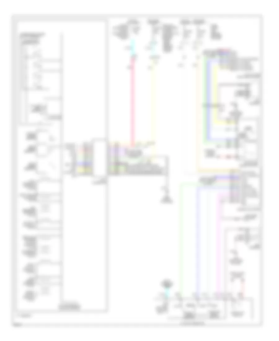 Transmission Wiring Diagram for Infiniti M35h 2013