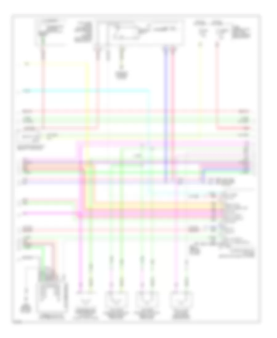 Power Door Locks Wiring Diagram 3 of 4 for Infiniti M45 2008