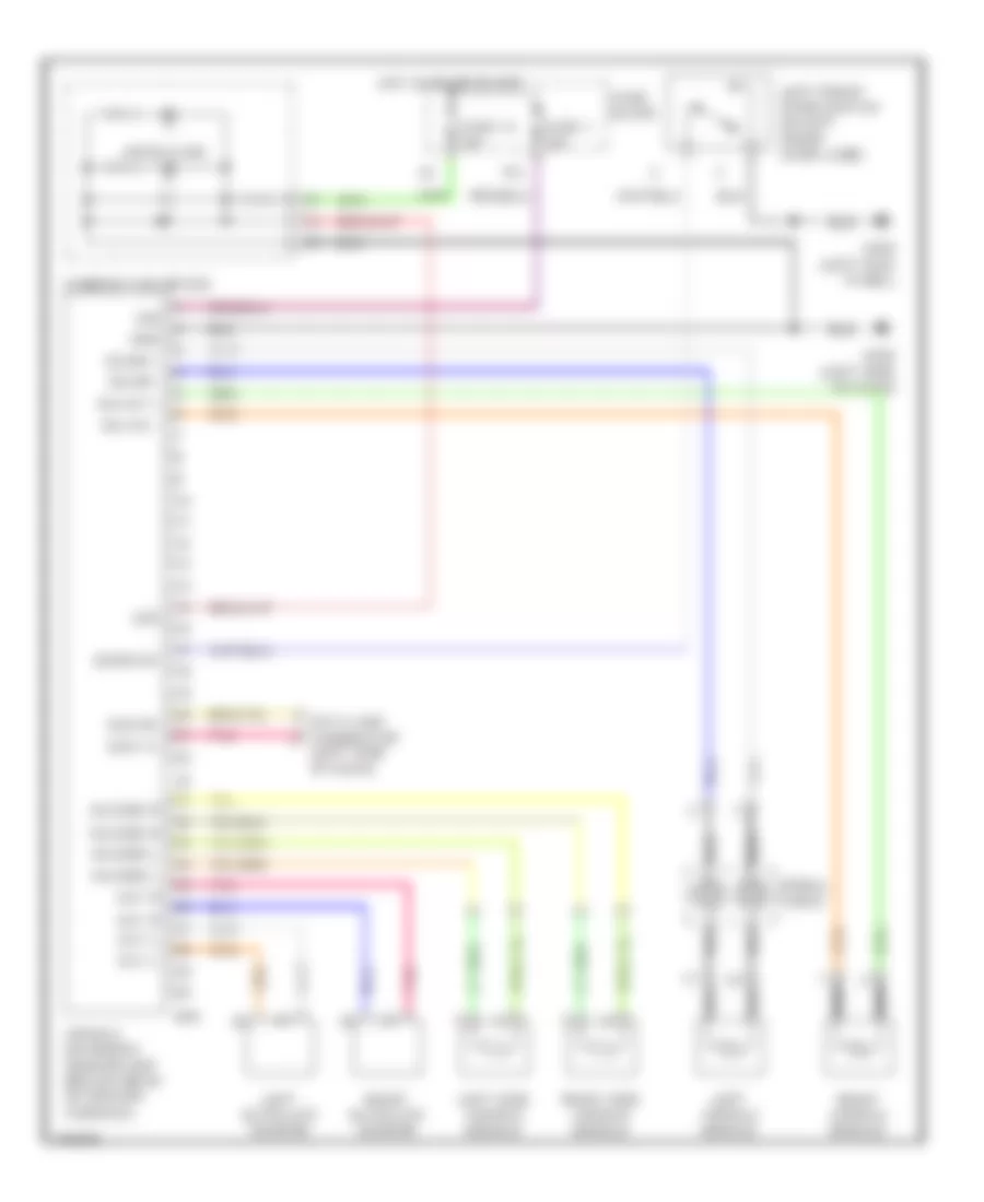 Supplemental Restraint Wiring Diagram for Infiniti I30 1998