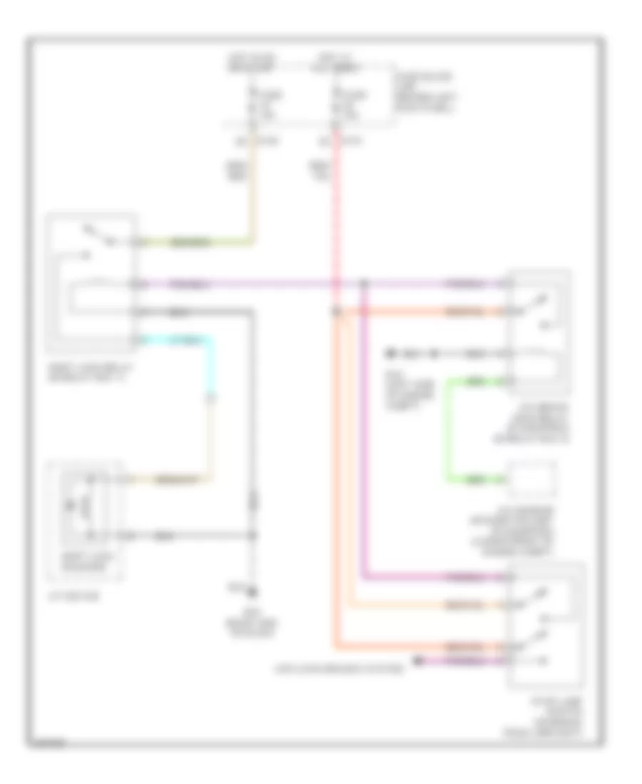 Shift Interlock Wiring Diagram for Infiniti M45 x 2008
