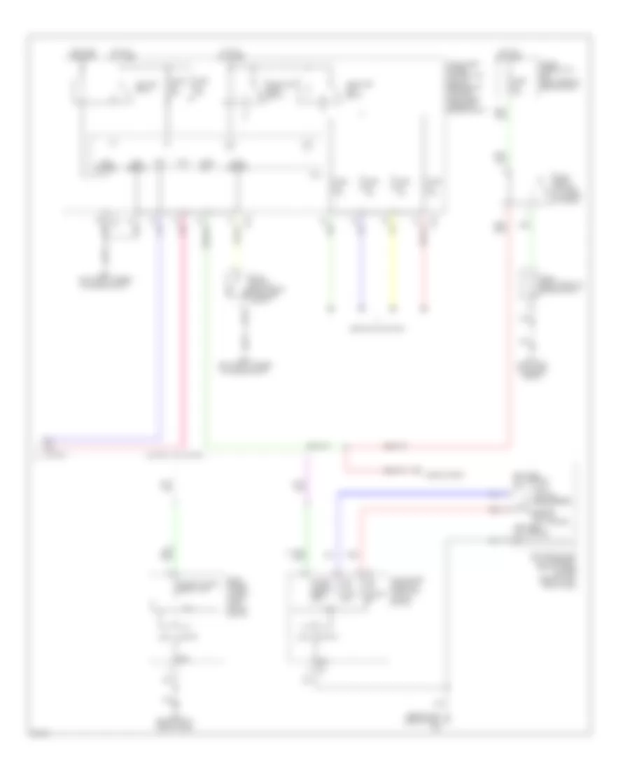 Forced Entry Wiring Diagram 2 of 2 for Infiniti QX56 2008