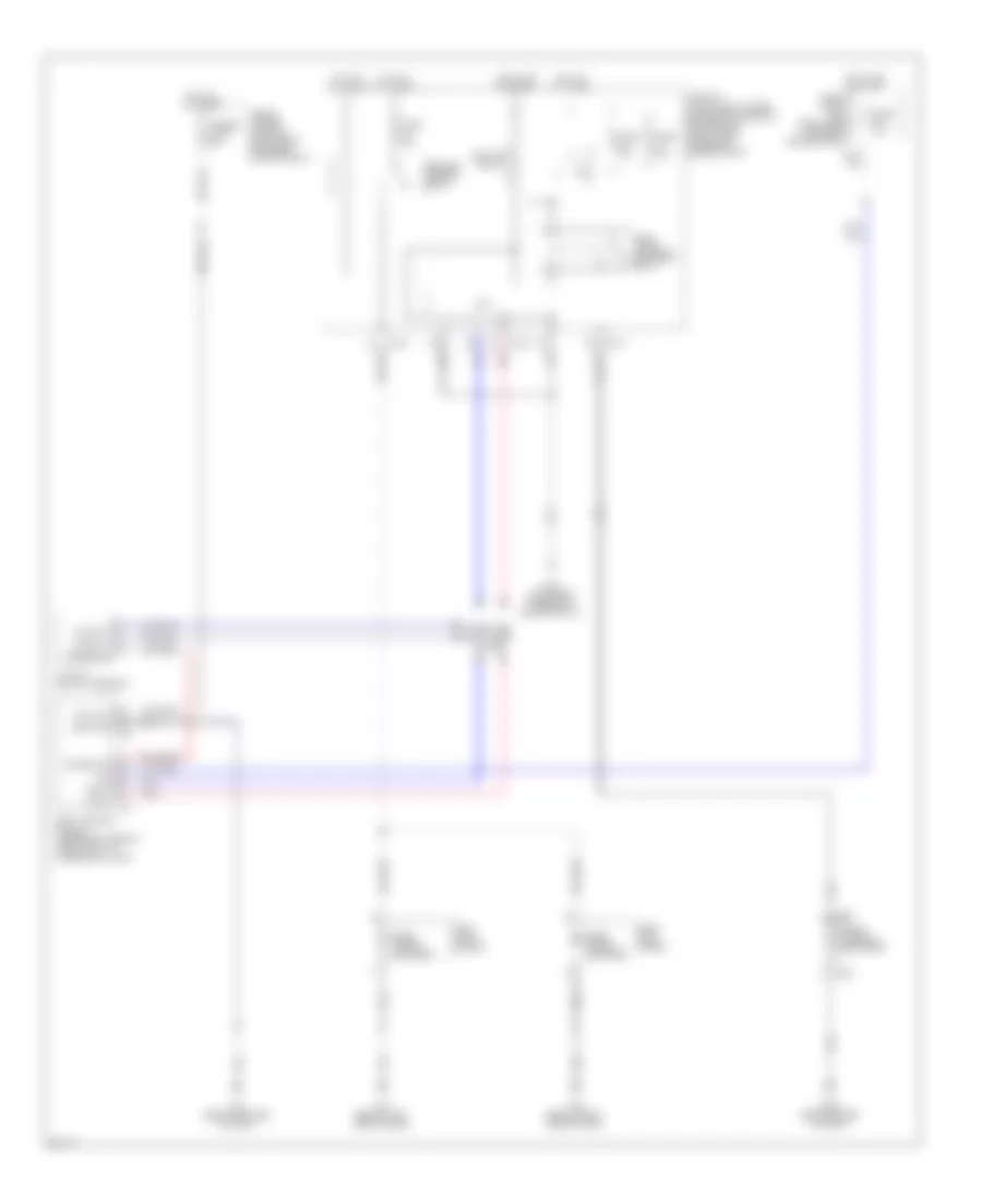 Defoggers Wiring Diagram for Infiniti QX56 2008