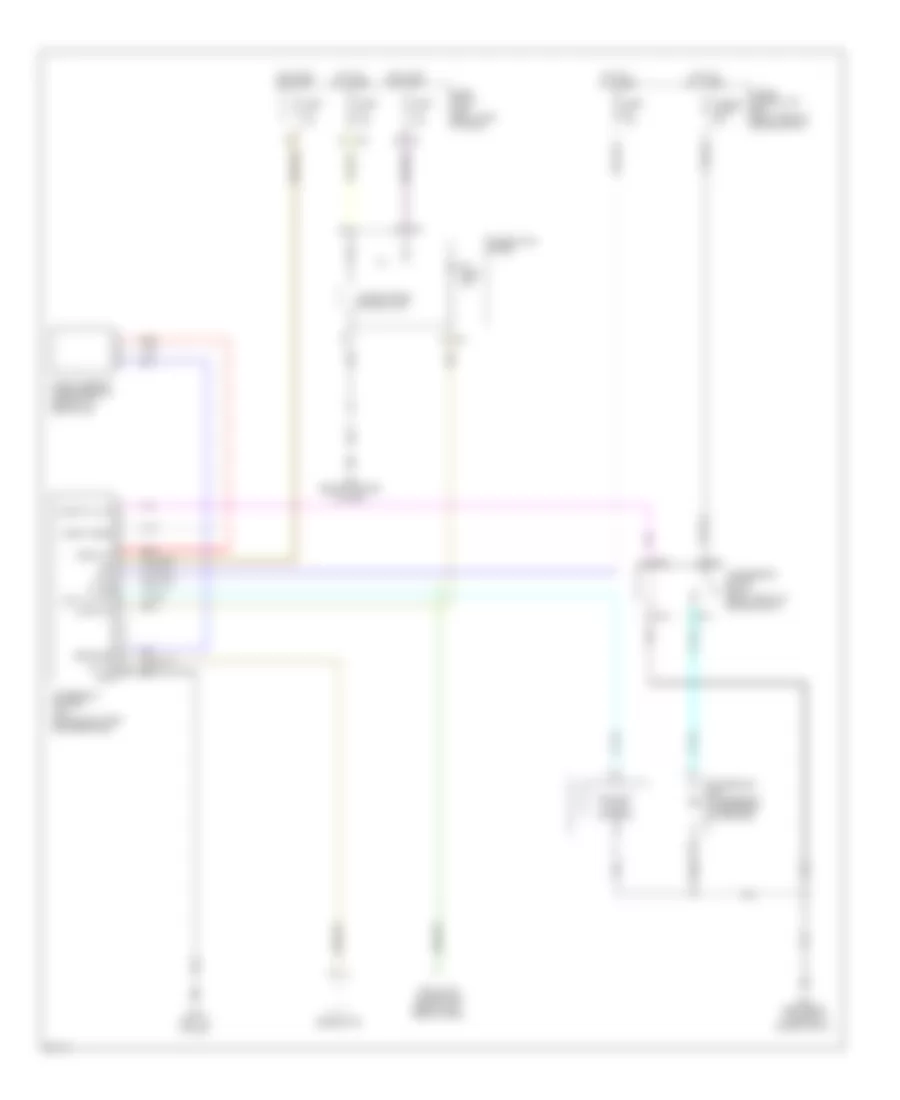 Electronic Suspension Wiring Diagram for Infiniti QX56 2008